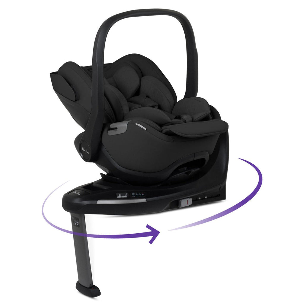 Silver Cross Glide Plus 360 Infant Car Seat & Base Plus 360 - Iconic Black 7