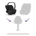 Silver Cross Glide Plus 360 Infant Car Seat - Iconic Black 3