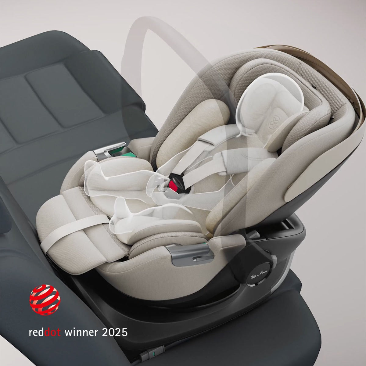 Silver Cross Glide Plus 360 Infant Car Seat - Natural Taupe 11