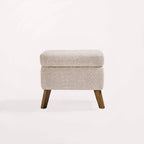 Tutti Bambini Harper Wingback Rocking Chair & Footstool - Mushroom