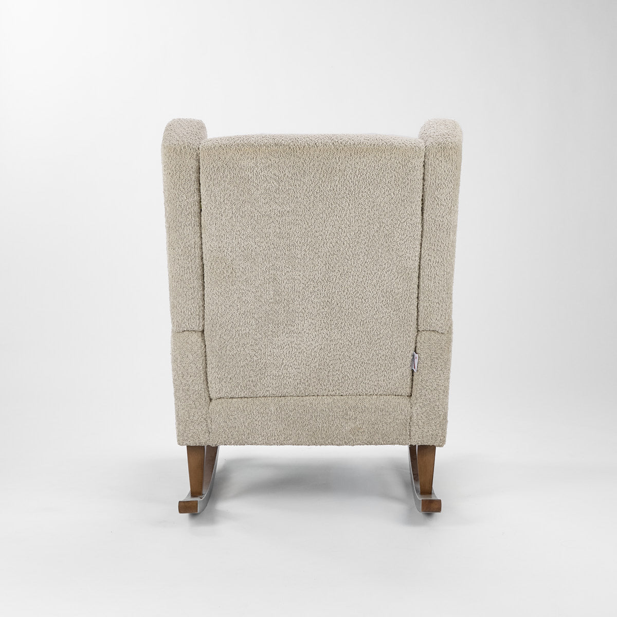 Tutti Bambini Harper Wingback Rocking Chair & Footstool - Mushroom
