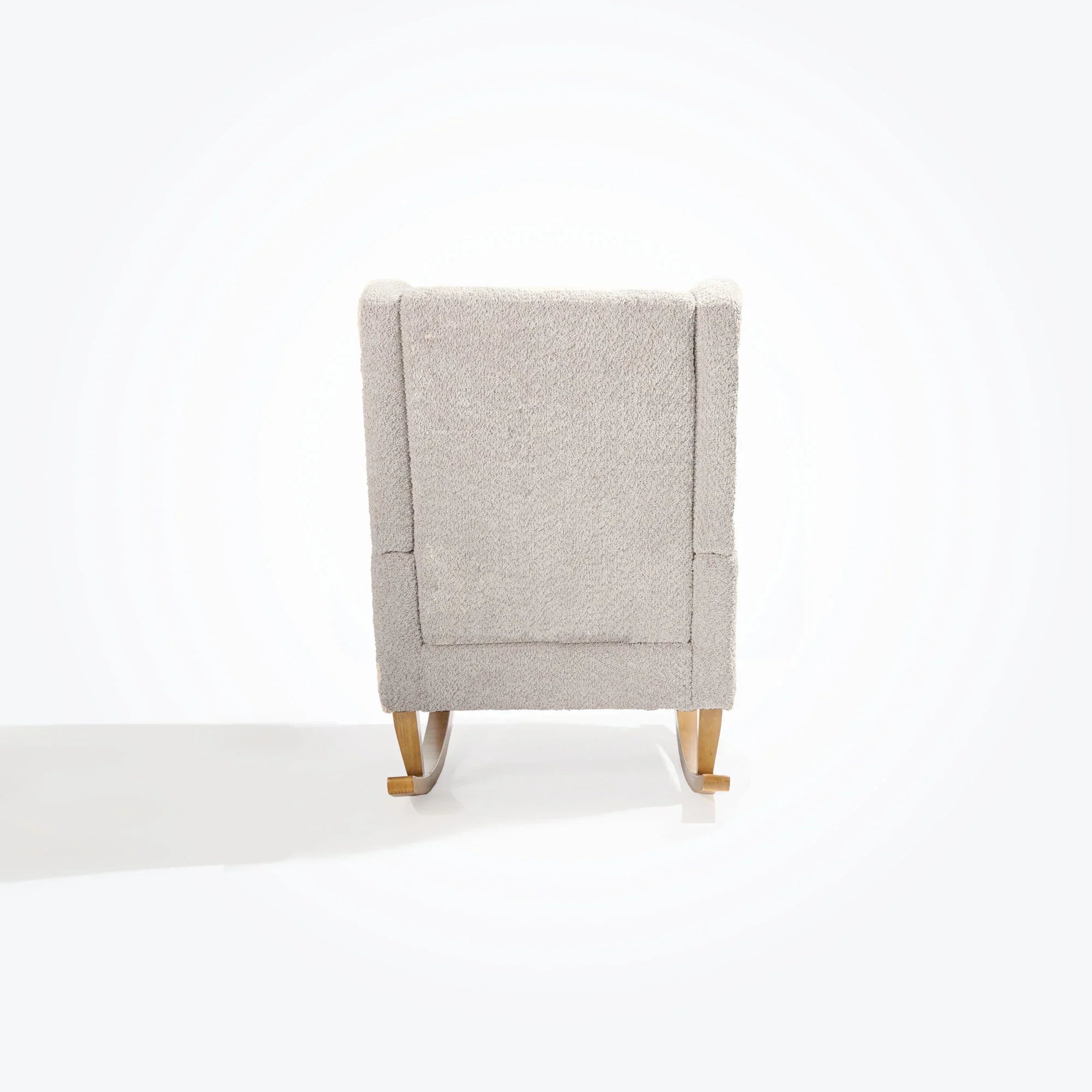 Tutti Bambini Harper Wingback Rocking Chair & Footstool - Teddy Mushroom