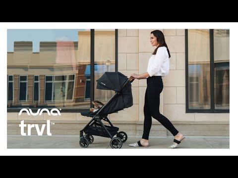 Nuna TRVL Compact Stroller with Raincover & Travel Bag - Caviar 8