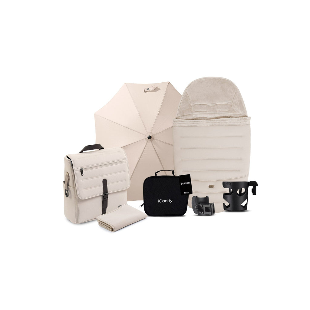 iCandy Peach 8 Editions Complete Accessory Bundle - Biscotti