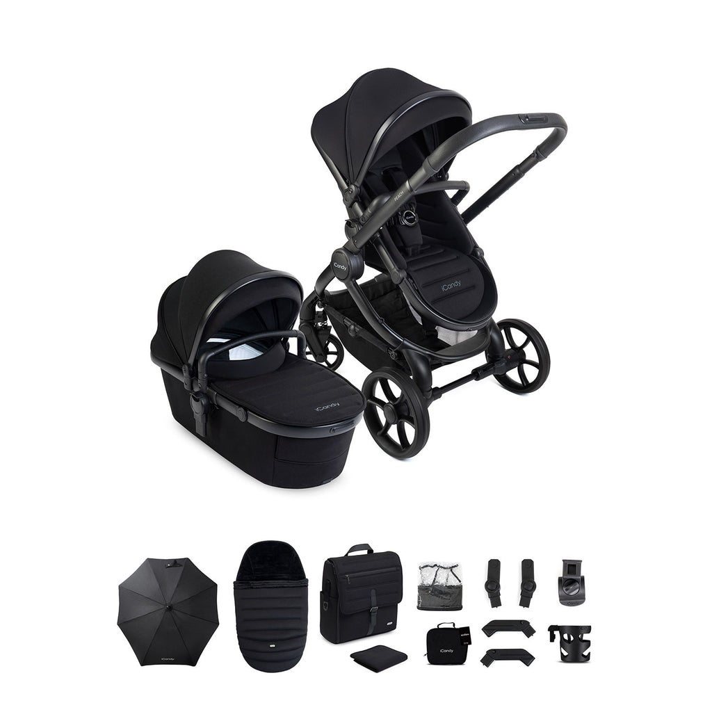 iCandy Peach 8 Complete Accessory Bundle - Black