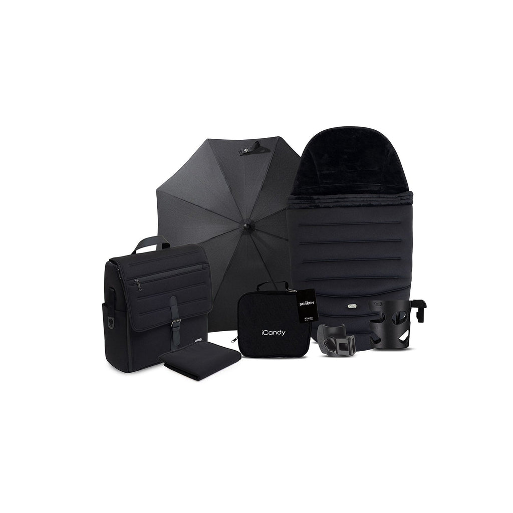 iCandy Peach 8 Complete Accessory Bundle - Black