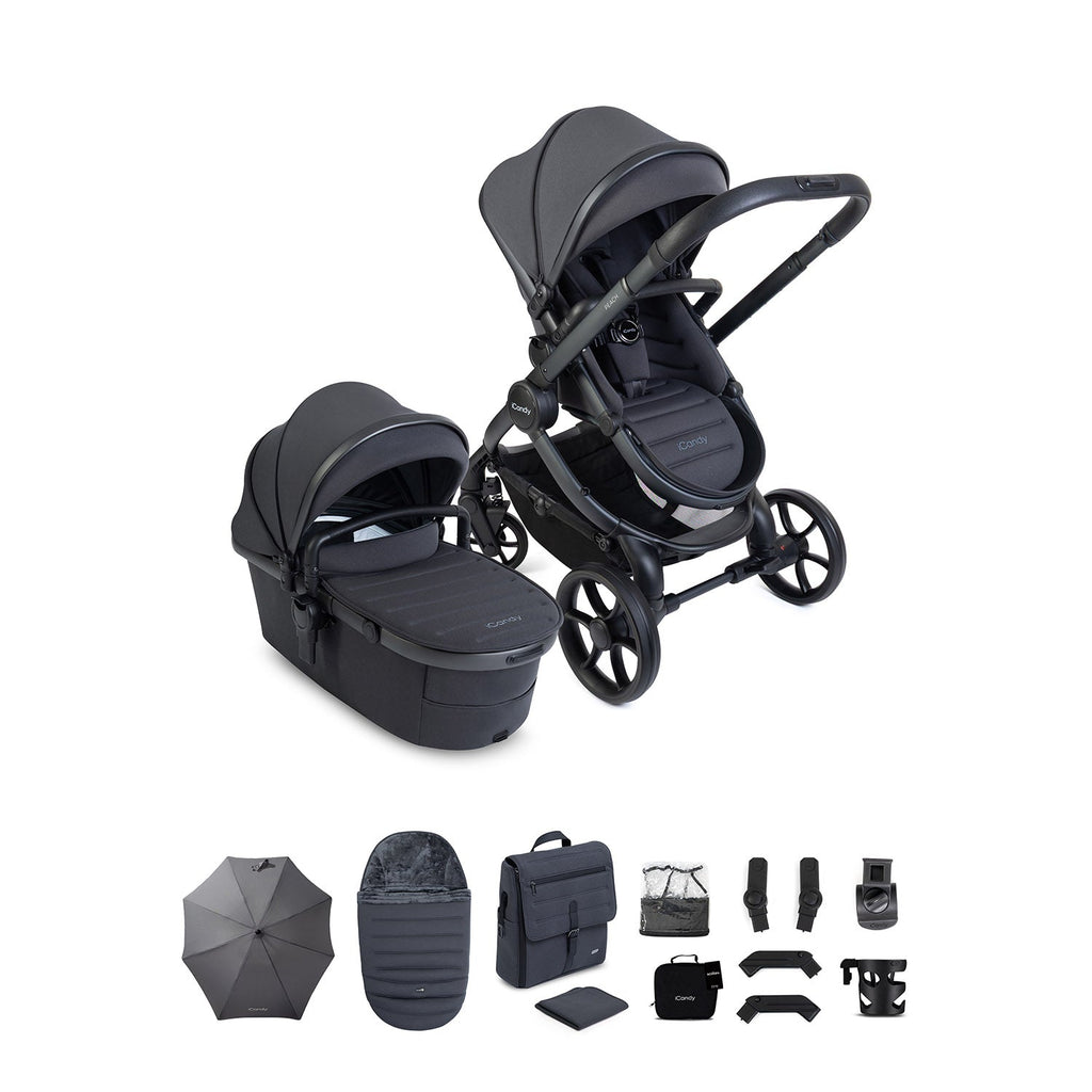 iCandy Peach 8 Complete Accessory Bundle - Grey