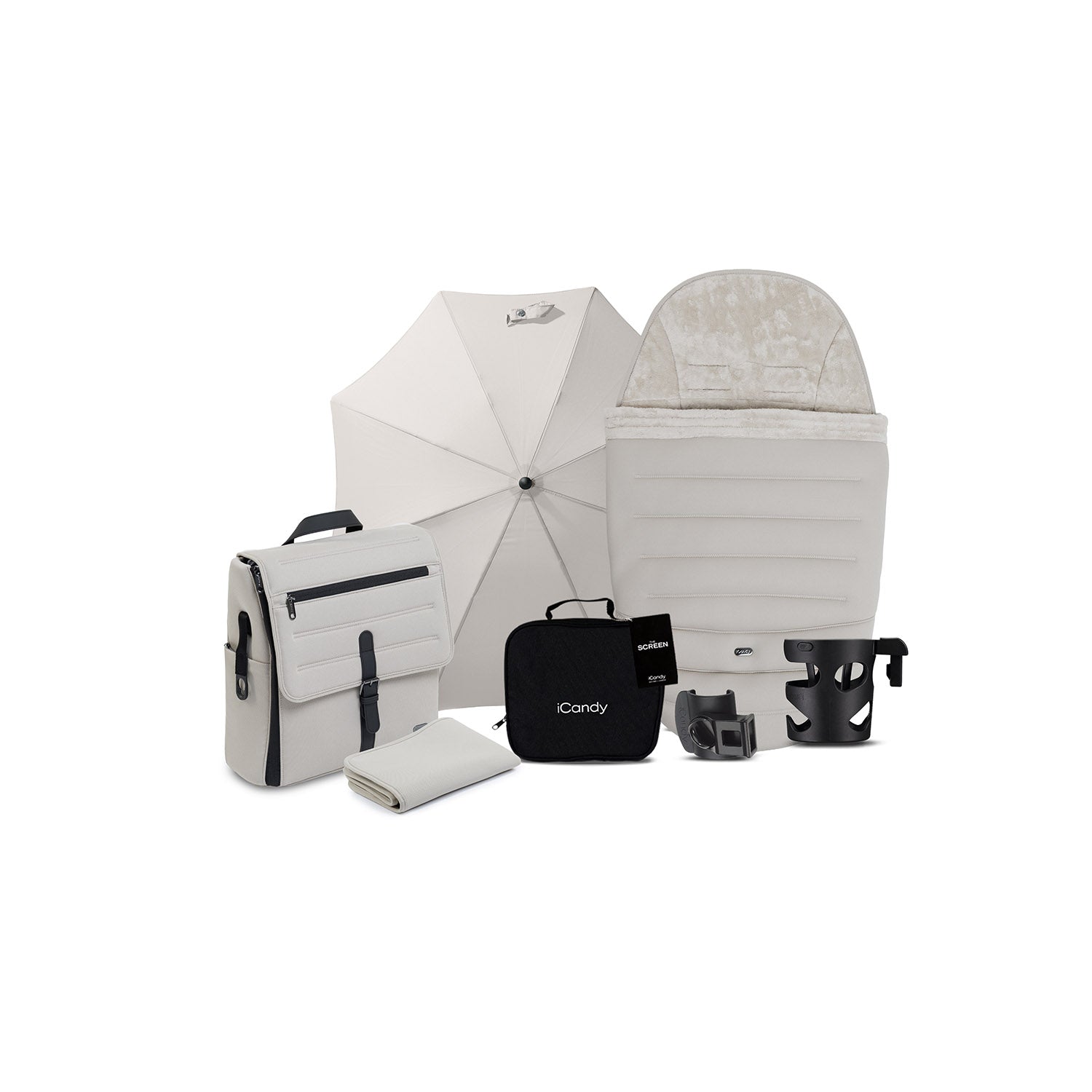 iCandy Peach 8 Complete Accessory Bundle - Taupe