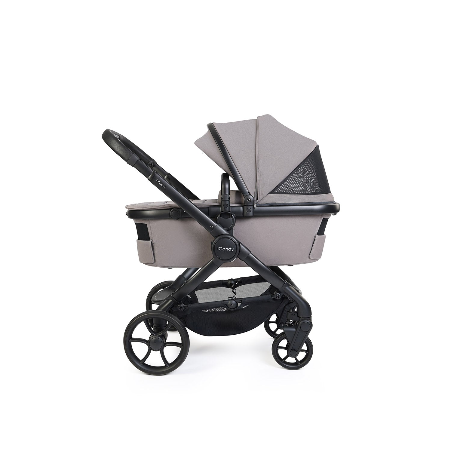 iCandy Peach 8 Maxi-Cosi Cabriofix iSize Car Seat & Base Bundle - Porcini