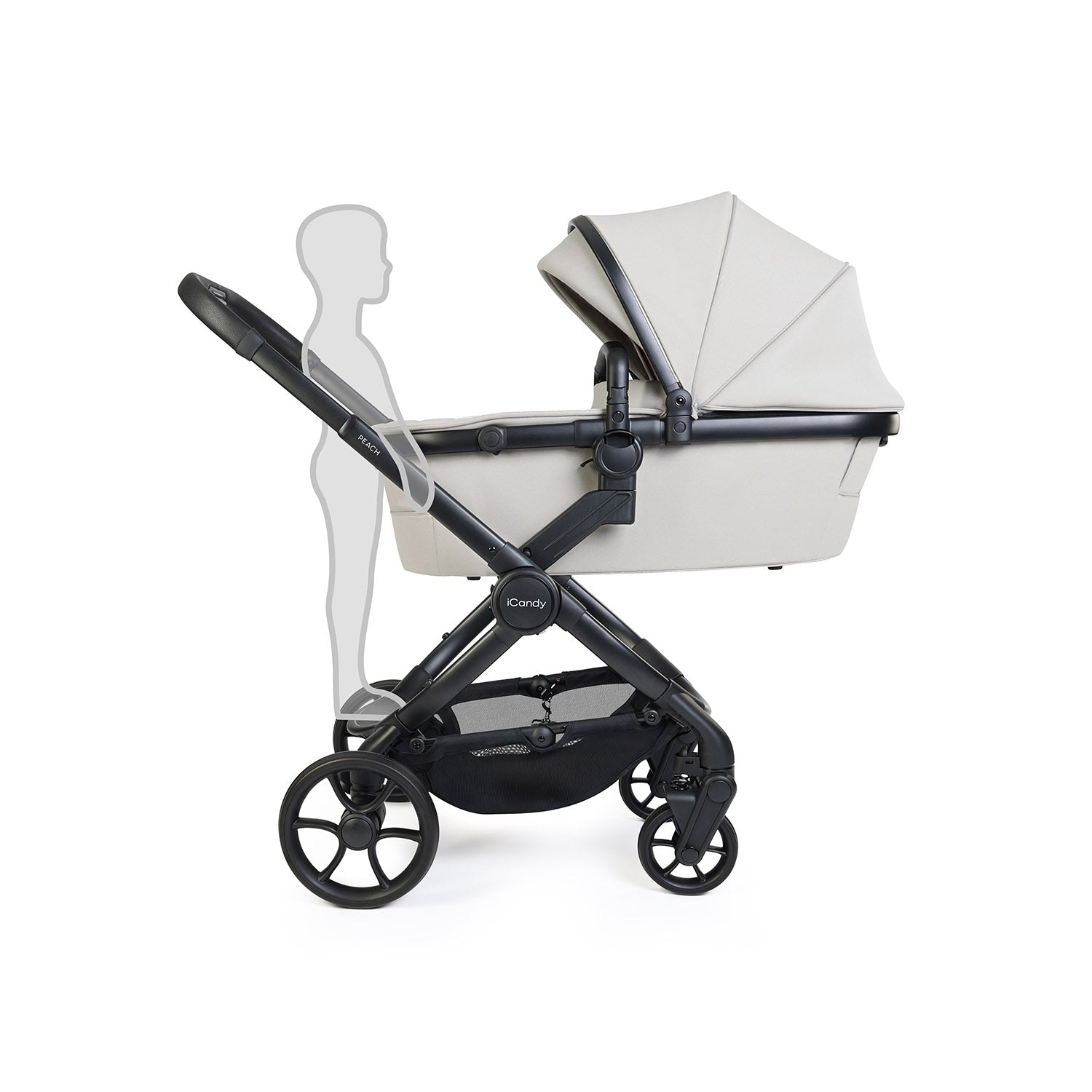 iCandy Peach 8 Cybex Cloud T Car Seat & 360 Base Bundle - Taupe
