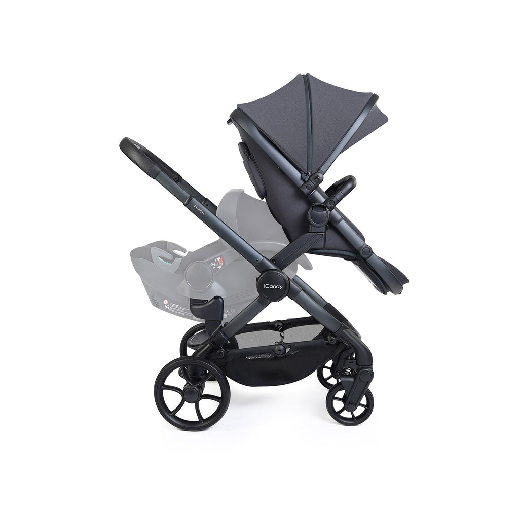 iCandy Peach 8 Double Complete Accessory Bundle - Grey