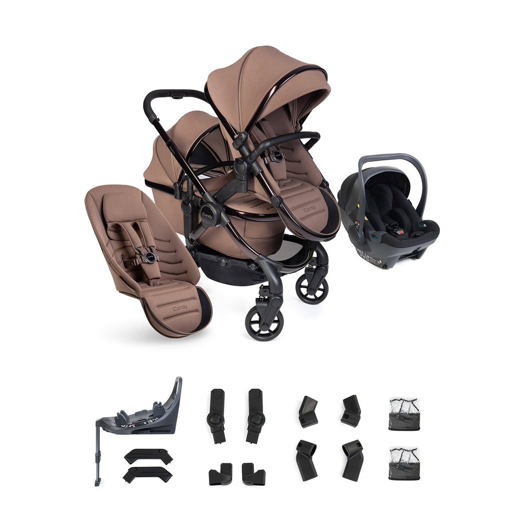 iCandy Peach 8 Editions Double Cocoon 360 Car Seat & Base Bundle - Coco