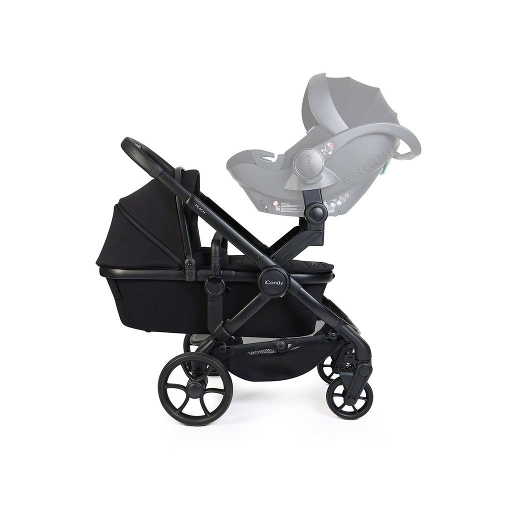 iCandy Peach 8 Twin Complete Accessory Bundle - Black