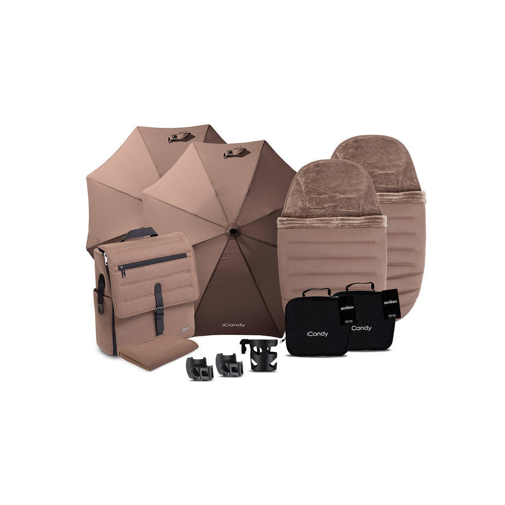 iCandy Peach 8 Editions Twin Complete Accessory Bundle - Coco