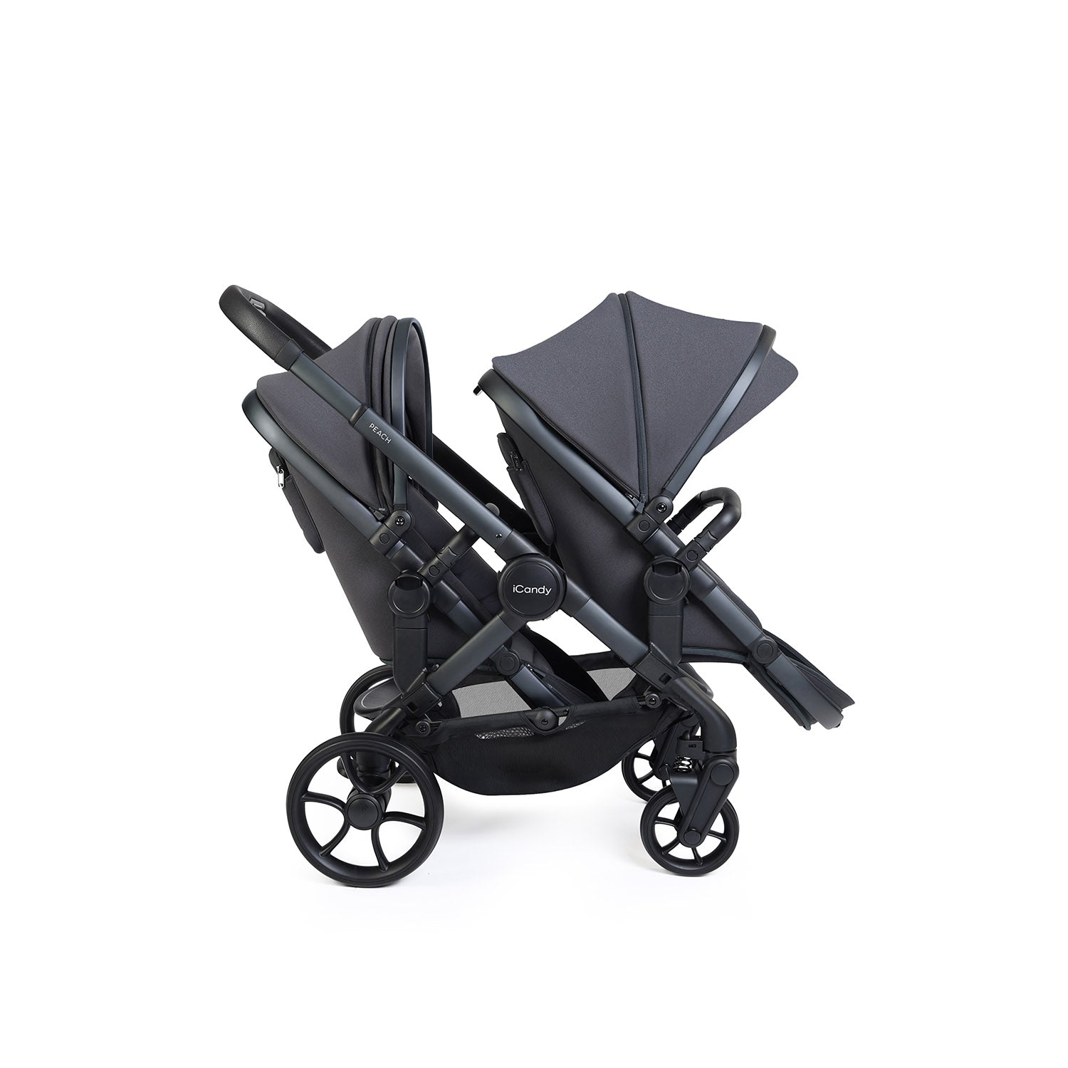 iCandy Peach 8 Twin Complete Accessory Bundle - Grey