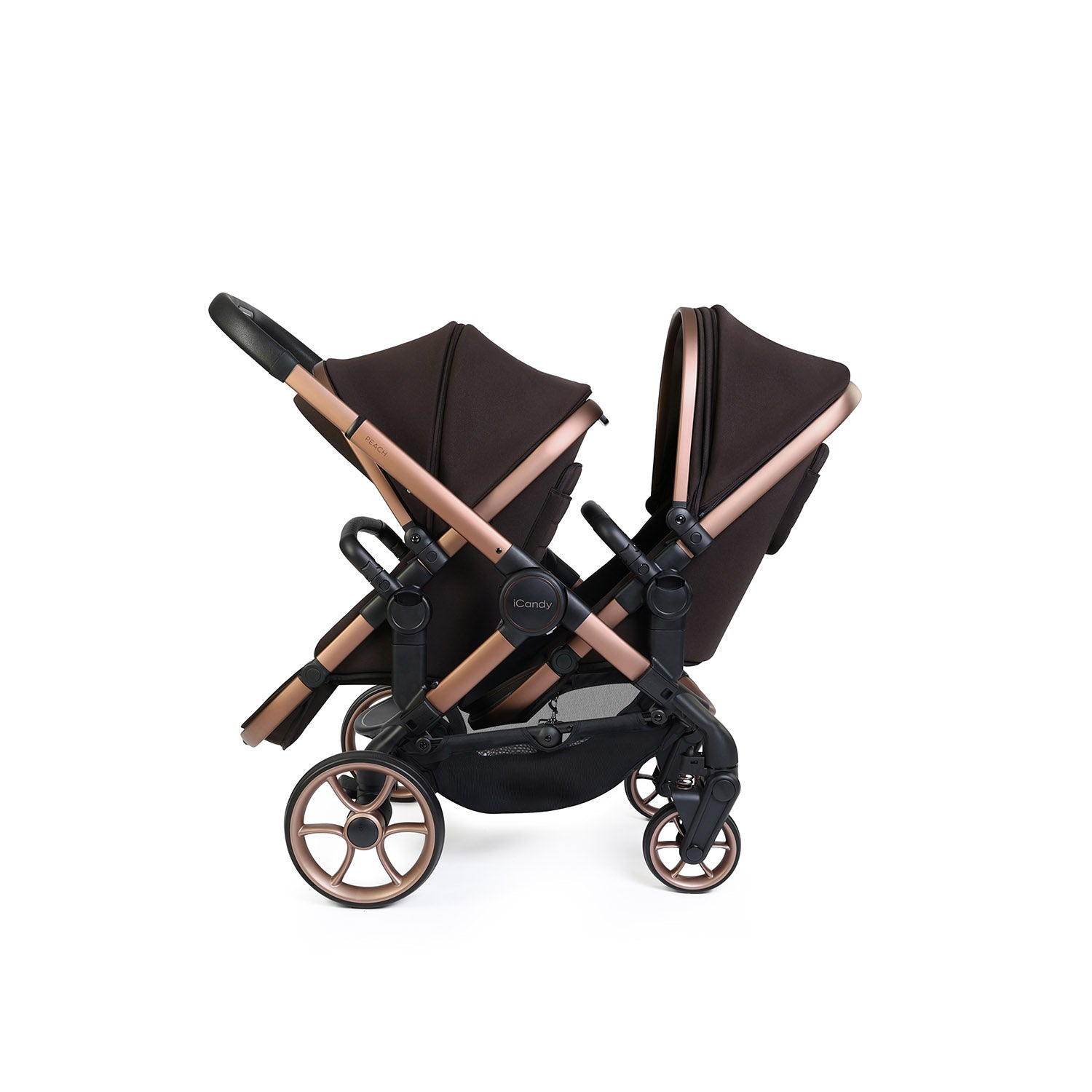 iCandy Peach 8 Editions Twin Pushchair & Carrycot Combo - Pecan