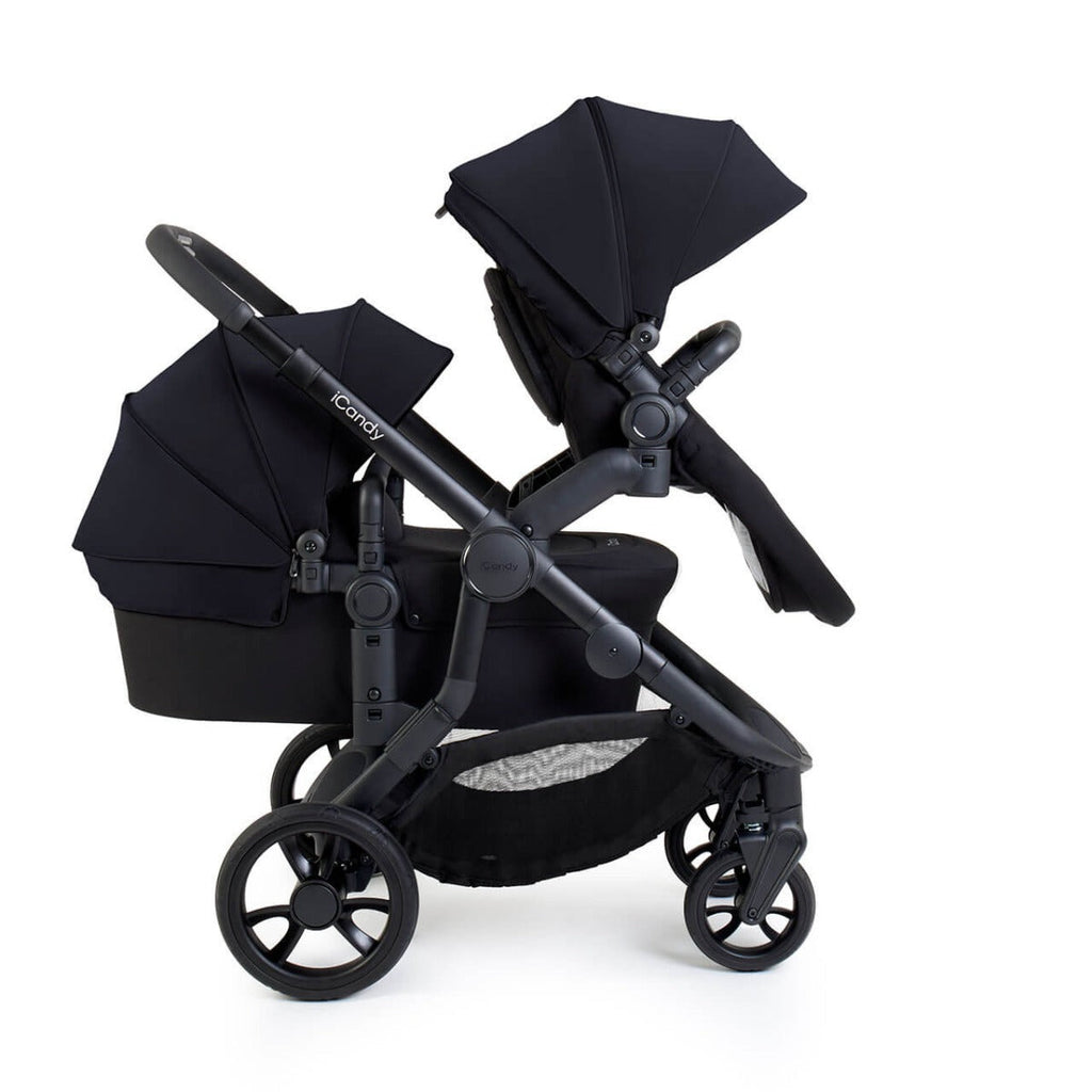 iCandy Orange 4 Travel System Bundle with Maxi-Cosi Cabriofix i-Size & Base - Black Edition 3