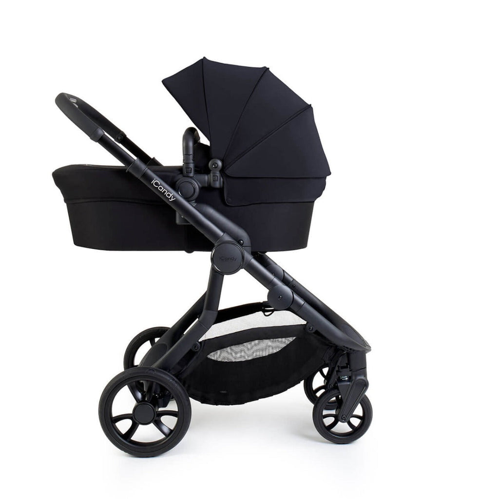 iCandy Orange 4 Pushchair with Complete Accessory Bundle - Black Edition 9