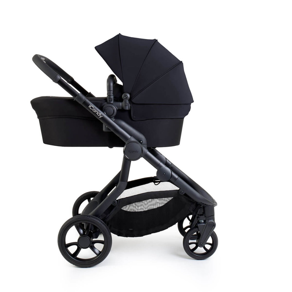 iCandy Orange 4 Travel System Bundle with Maxi-Cosi Cabriofix i-Size & Base - Black Edition 14