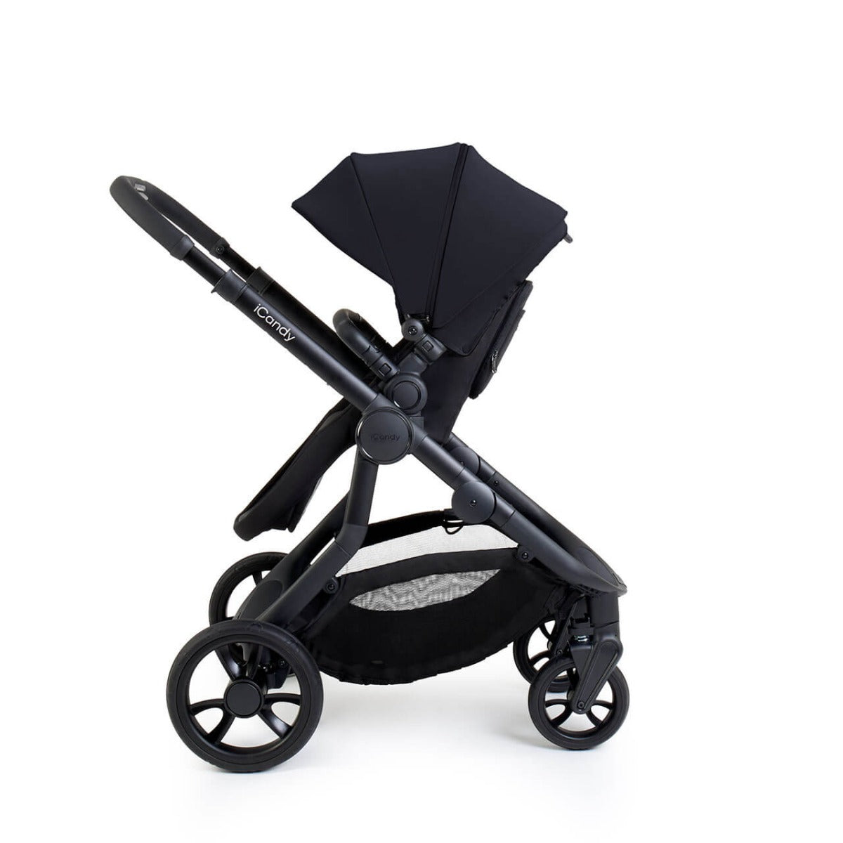 iCandy Orange 4 Travel System Bundle with Cybex Cloud T & Rotating Base - Black Edition 21