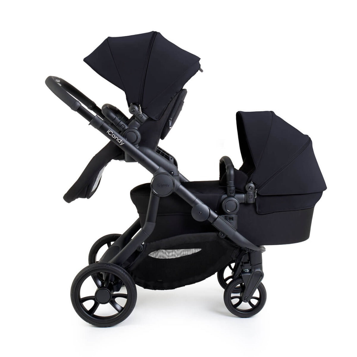 iCandy Orange 4 Travel System Bundle with Maxi-Cosi Cabriofix i-Size & Base - Black Edition 2