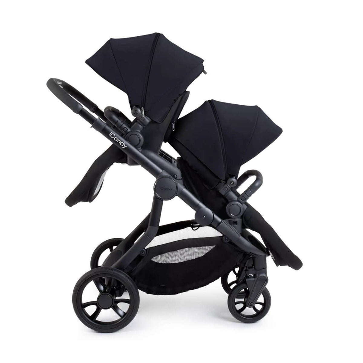 iCandy Orange 4 Twin Pushchair with Complete Accessory Bundle - Black Edition 5