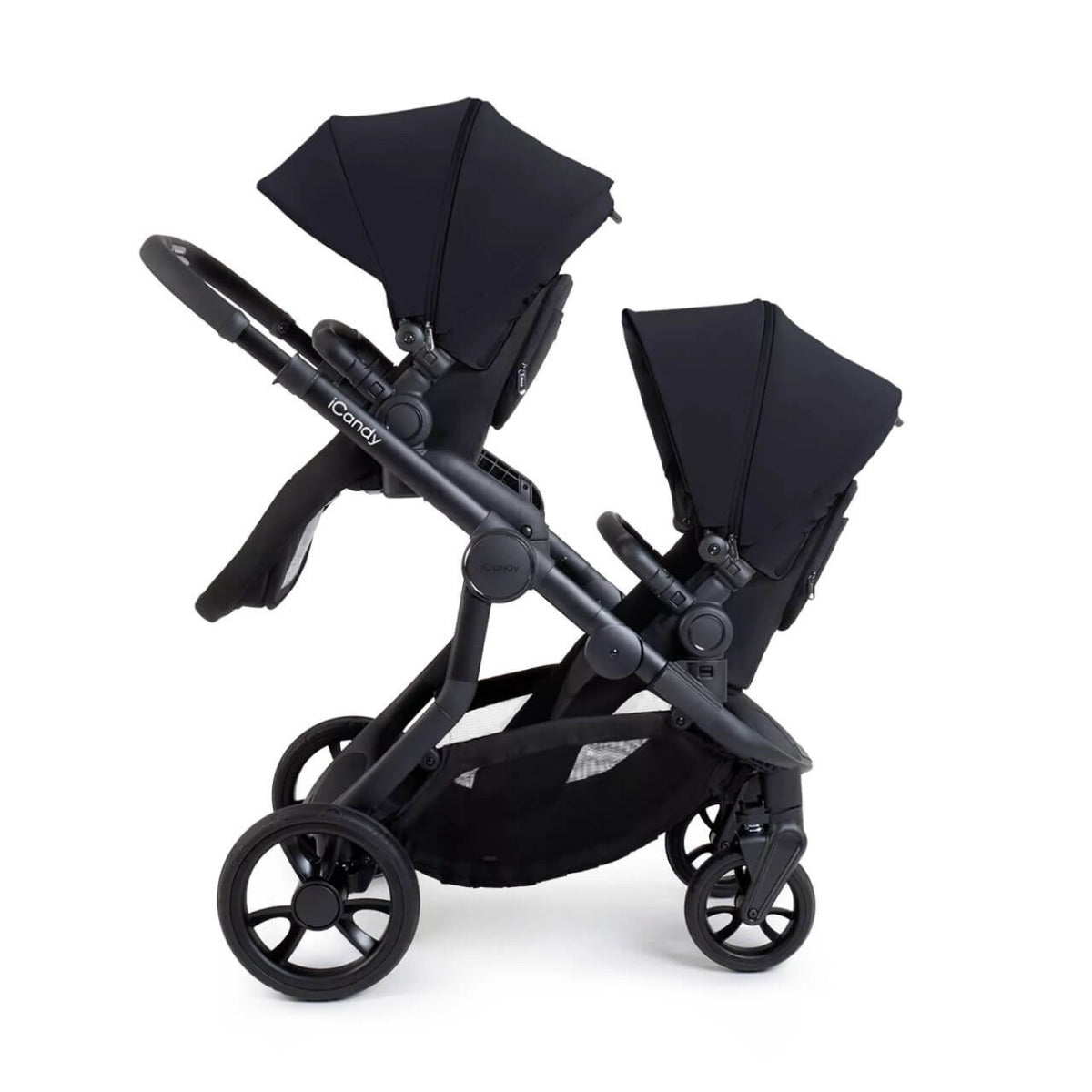 iCandy Orange 4 Double Pushchair with Complete Accessory Bundle - Black Edition 10
