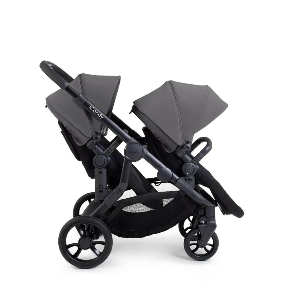 iCandy Orange 4 Double Pushchair with Complete Accessory Bundle - Fossil 12