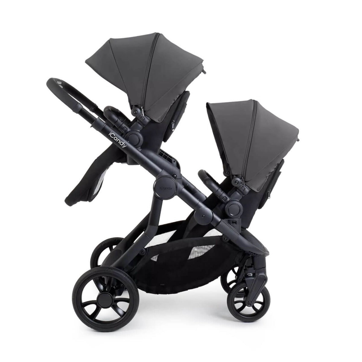 iCandy Orange 4 Twin Pushchair with Complete Accessory Bundle - Fossil 6