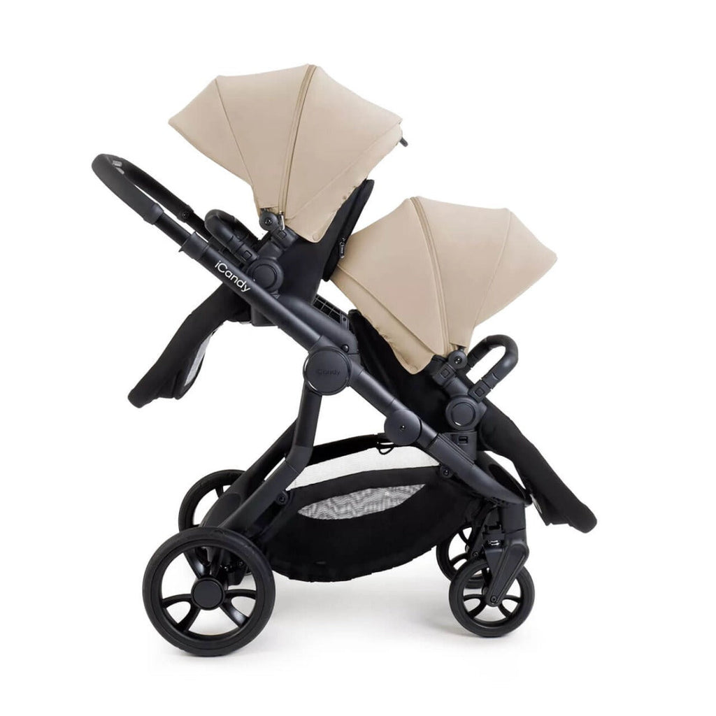 iCandy Orange 4 Twin Pushchair with Complete Accessory Bundle - Latte 5