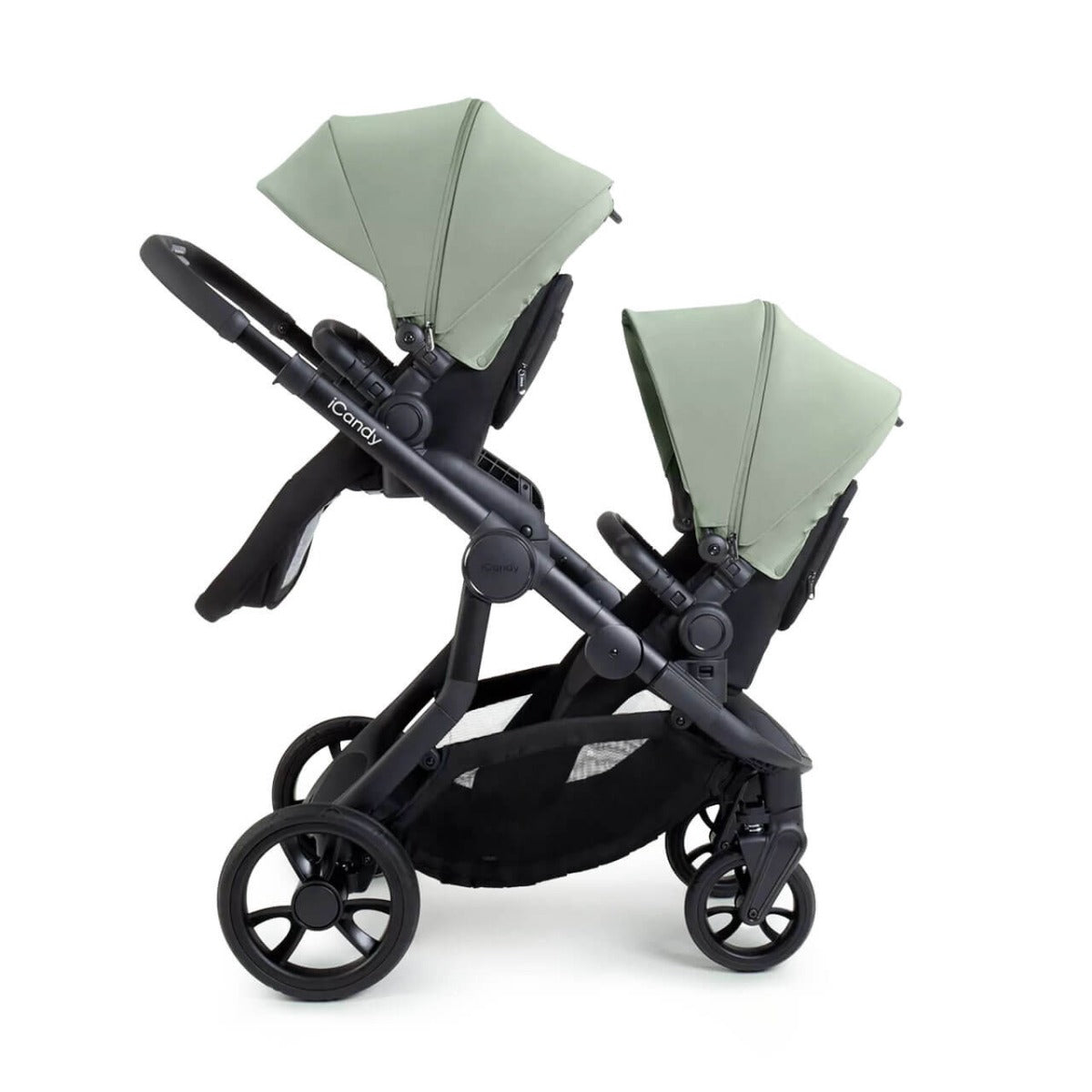 iCandy Orange 4 Double Pushchair with Complete Accessory Bundle - Pistachio 14