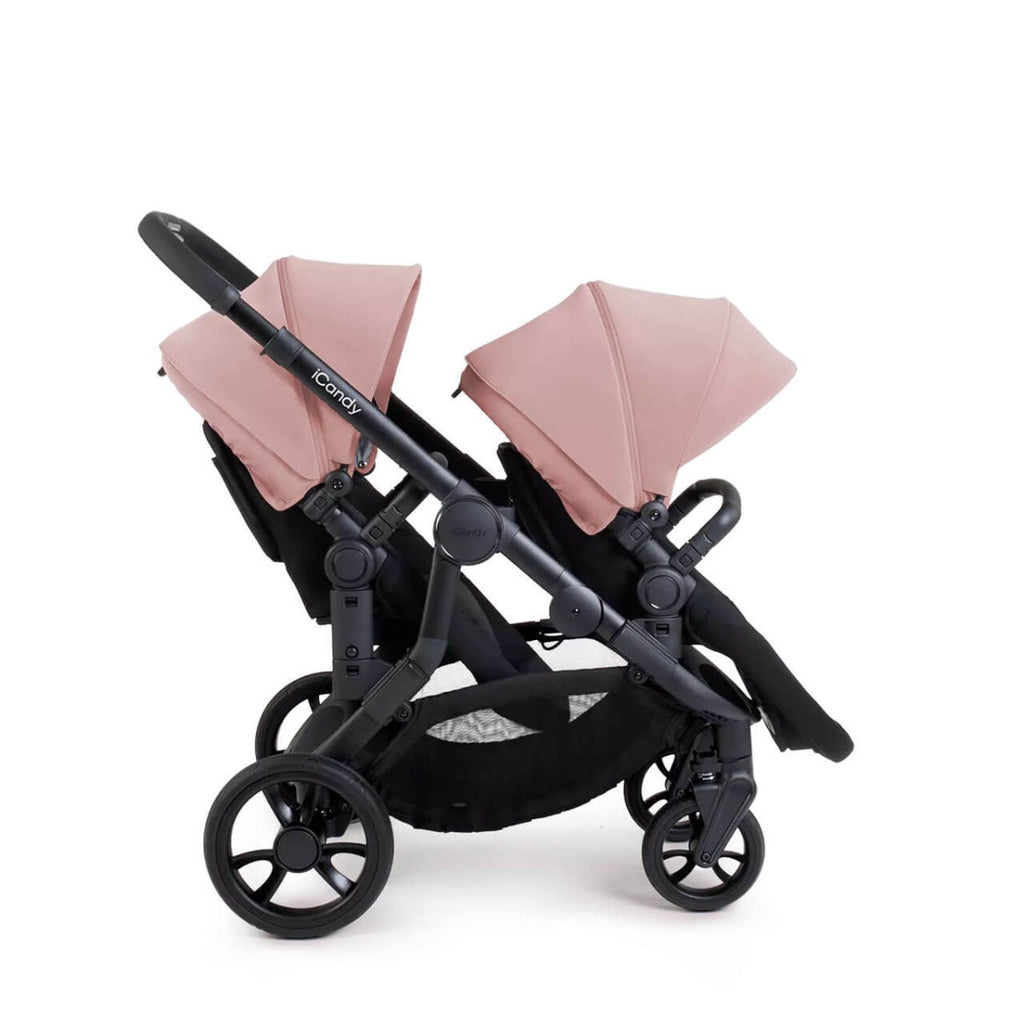 iCandy Orange 4 Double Pushchair with Complete Accessory Bundle - Rose 12