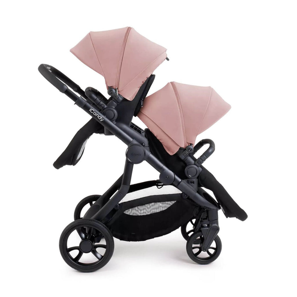 iCandy Orange 4 Double Pushchair with Complete Accessory Bundle - Rose 14