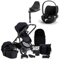 iCandy Orange 4 Travel System Bundle with Cybex Cloud T & Rotating Base - Black Edition 1
