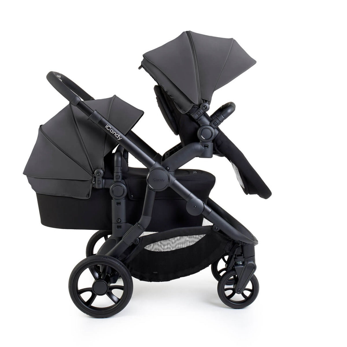 iCandy Orange 4 Double Pushchair with Complete Accessory Bundle - Fossil 6