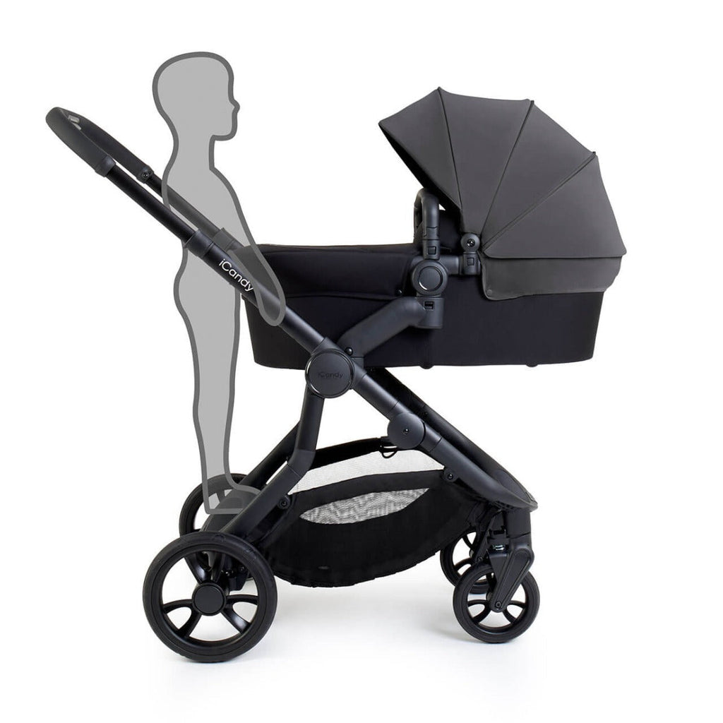 iCandy Orange 4 Travel System Bundle with Maxi-Cosi Pebble 360 Pro2 & Rotating Base - Fossil 21