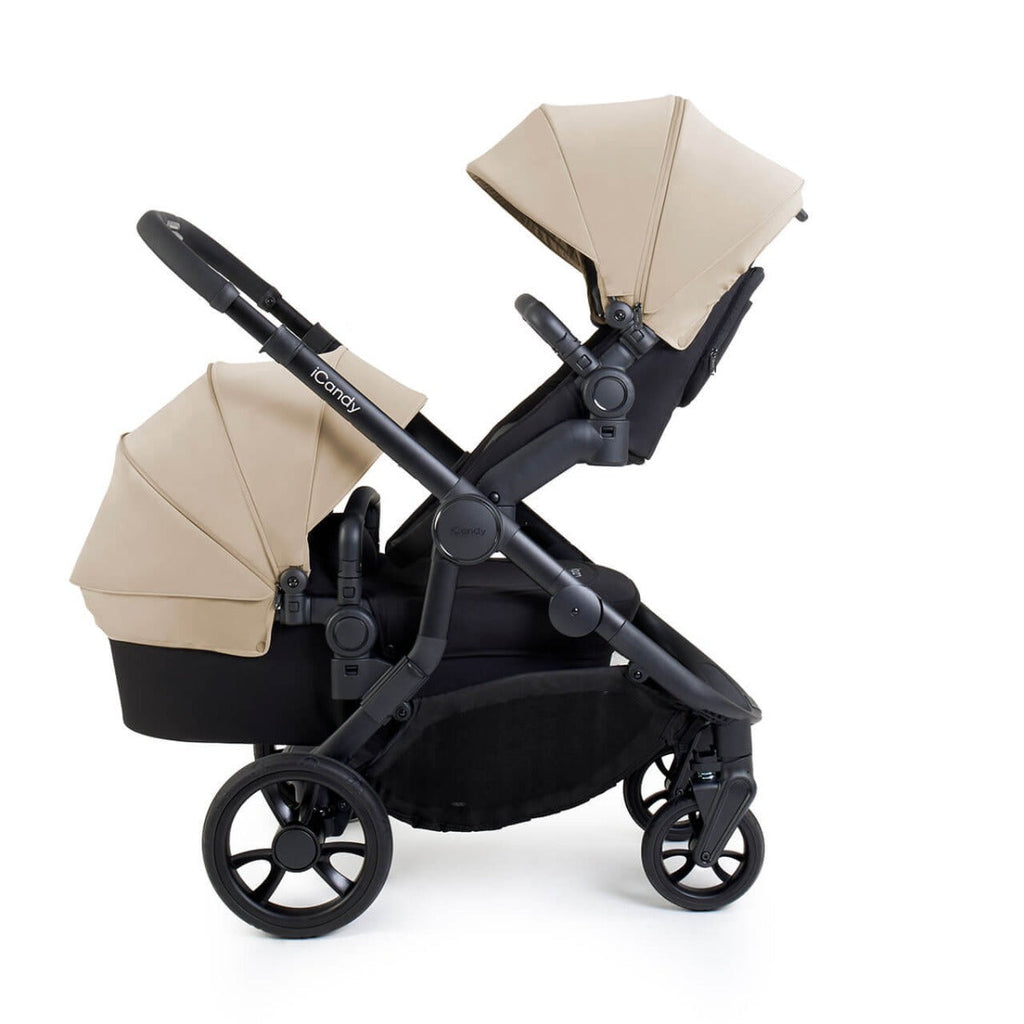 iCandy Orange 4 Travel System Bundle with Maxi-Cosi Cabriofix i-Size & Base - Latte 7