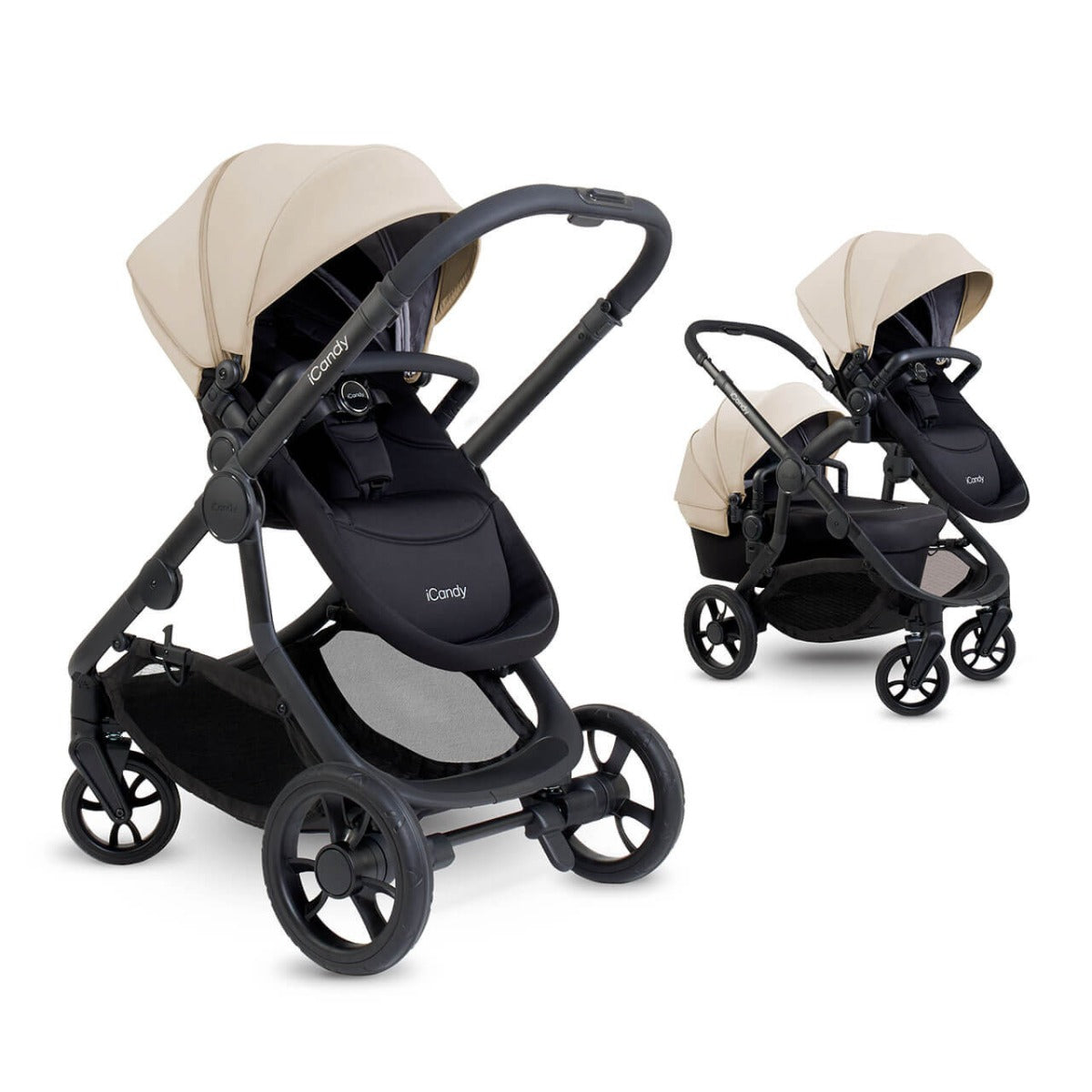 iCandy Orange 4 Travel System Bundle with Maxi-Cosi Cabriofix i-Size & Base - Latte 16