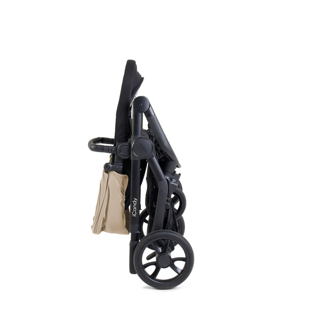 iCandy Orange 4 Double Pushchair with Complete Accessory Bundle - Latte 4