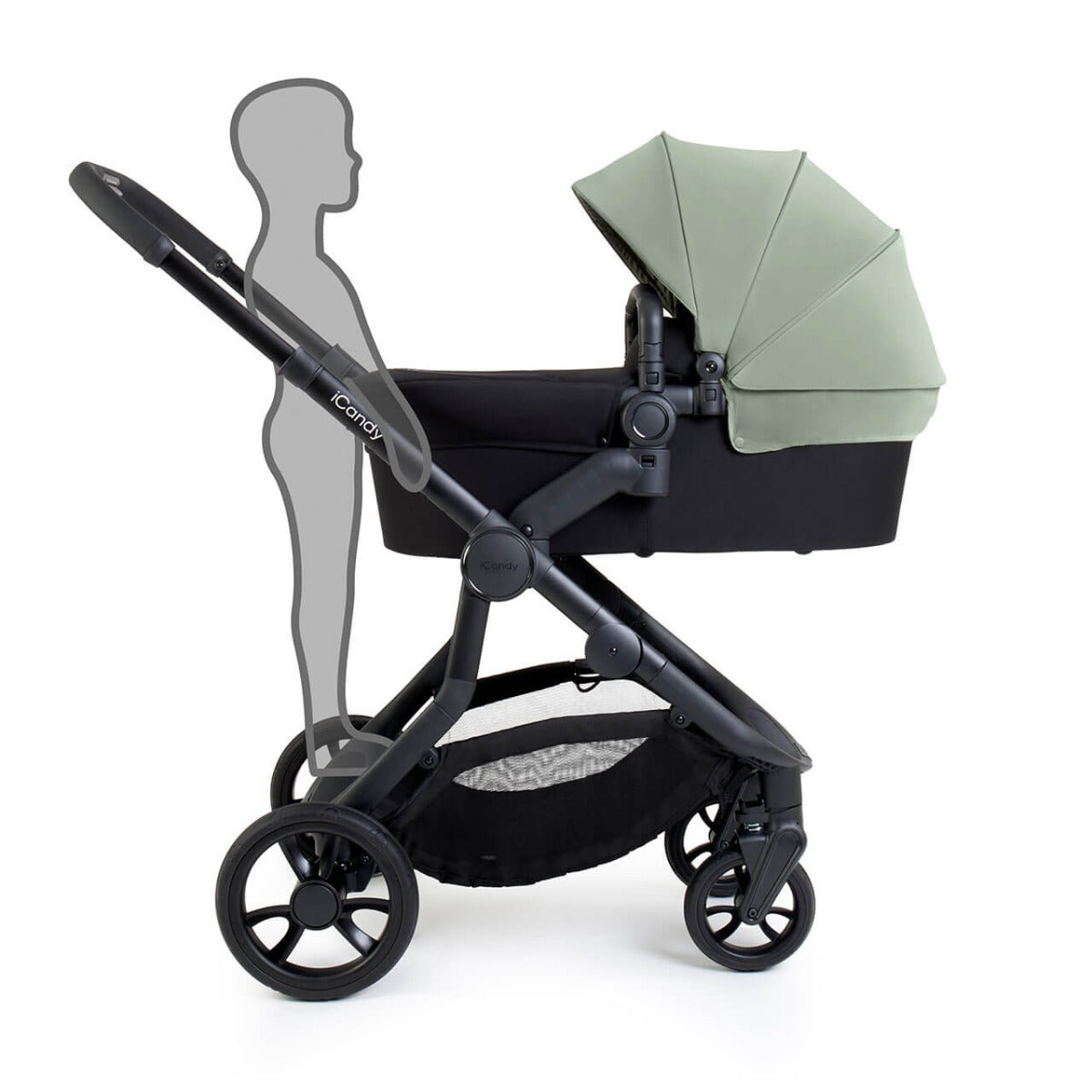 iCandy Orange 4 Travel System Bundle with Cocoon & Base - Pistachio 18