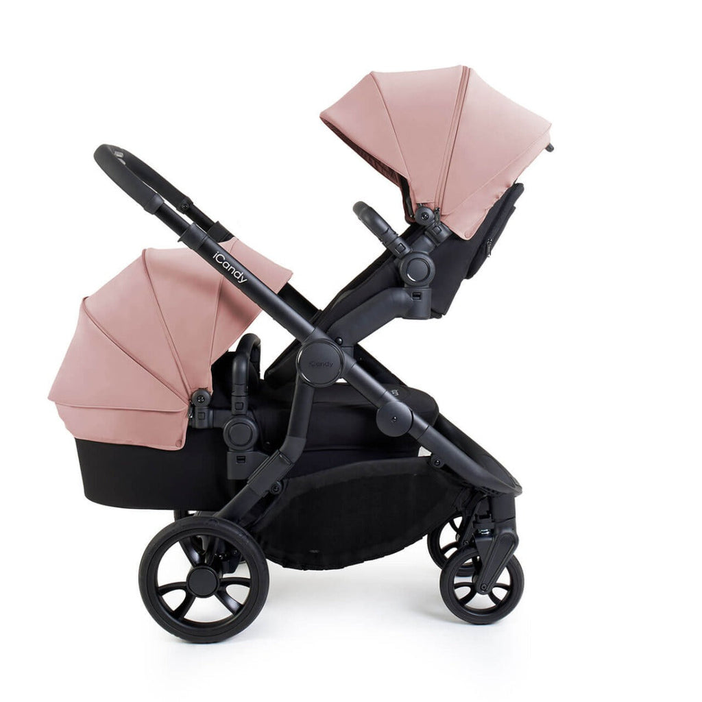 iCandy Orange 4 Double Pushchair with Complete Accessory Bundle - Rose 7