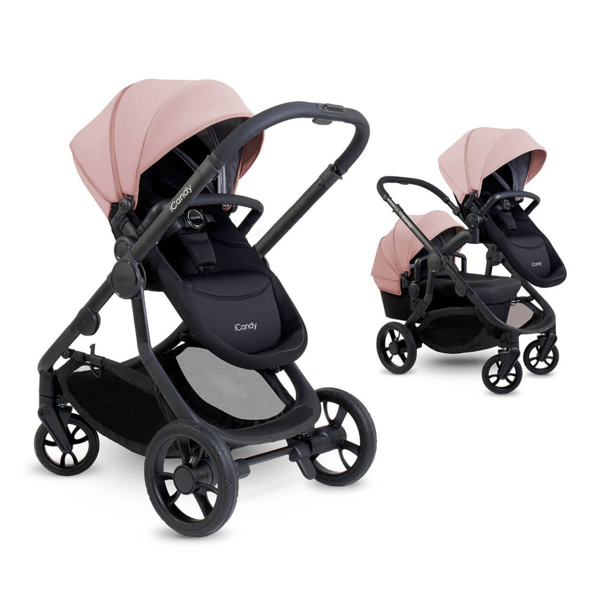 iCandy Orange 4 Double Pushchair with Complete Accessory Bundle - Rose 16