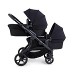 iCandy Orange 4 Twin Pushchair with Complete Accessory Bundle - Black Edition 2