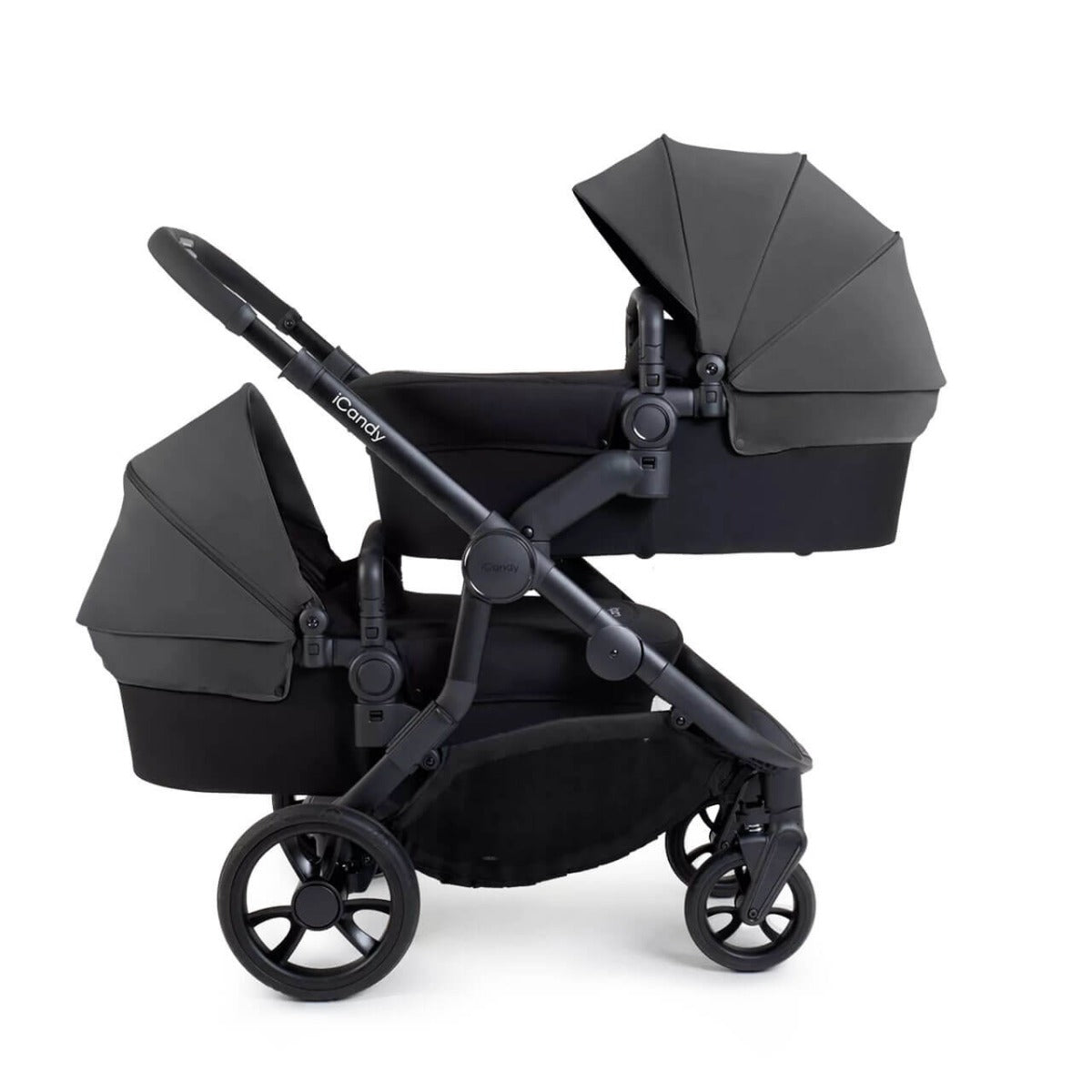 iCandy Orange 4 Twin Pushchair with Complete Accessory Bundle - Fossil 3
