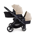 iCandy Orange 4 Twin Pushchair with Complete Accessory Bundle - Latte 2