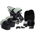 iCandy Orange 4 Twin Pushchair with Complete Accessory Bundle - Pistachio 1