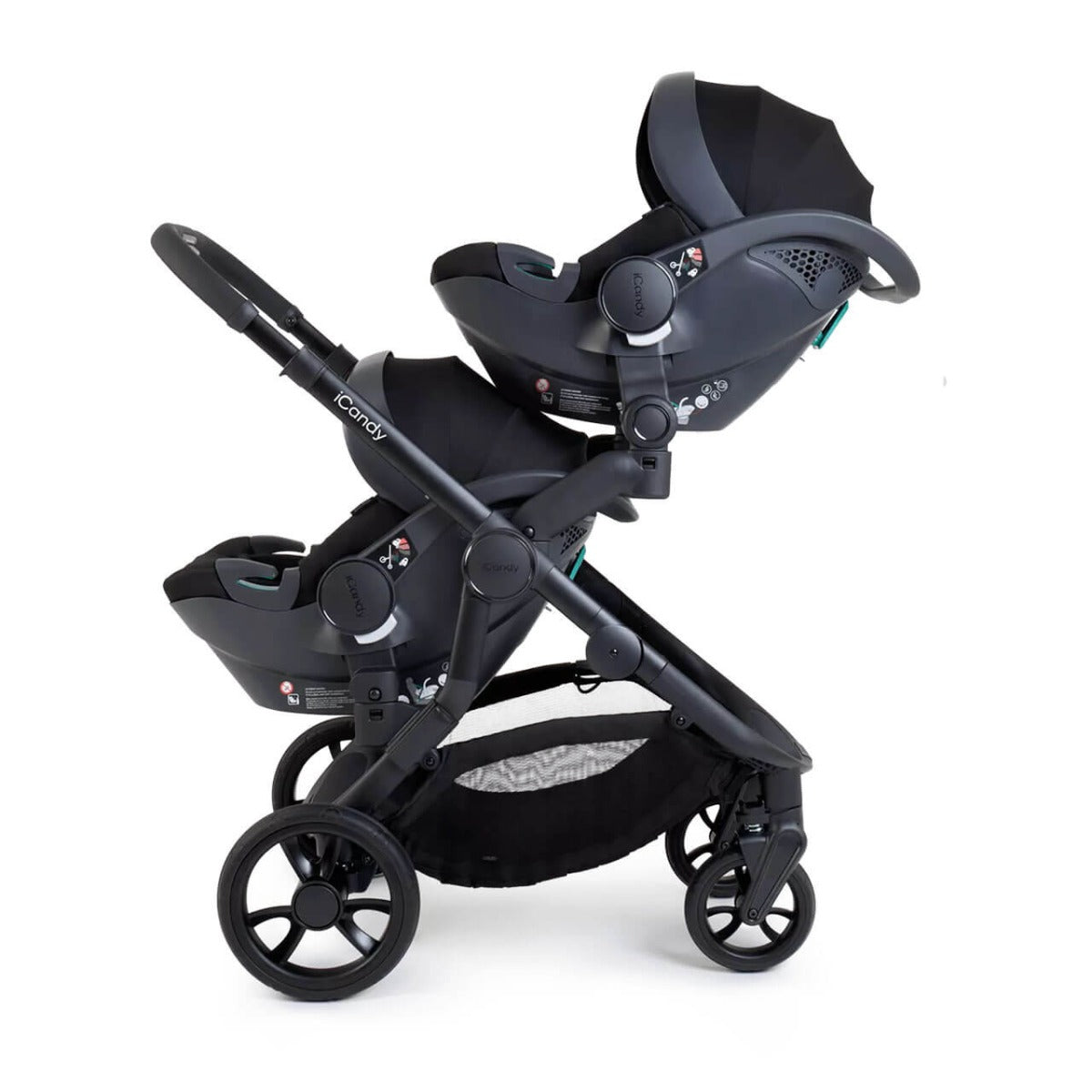 iCandy Orange 4 Twin Cocoon i-Size Complete Travel System Bundle - Rose 2