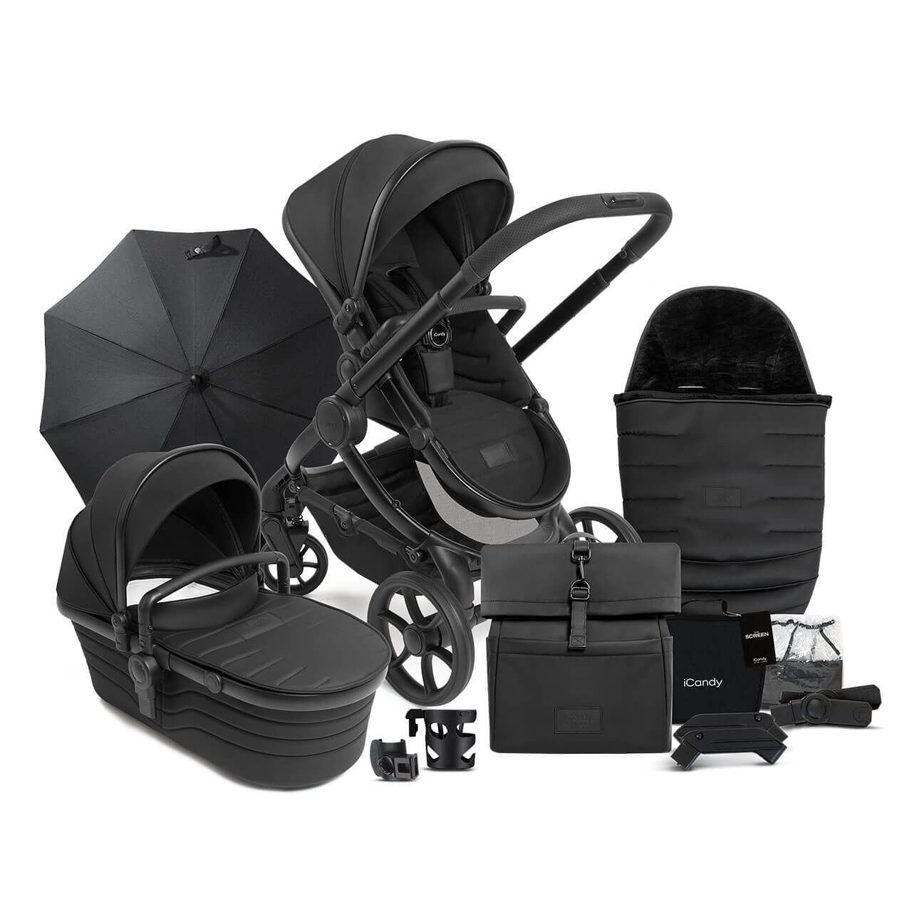 iCandy Peach 7 STUDIO Travel System Bundle with Cybex Cloud T iSize Car Seat & Base - Zenith 12