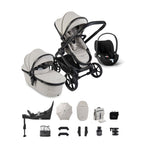 iCandy Peach 8 Cybex Cloud T Car Seat & 360 Base Bundle - Taupe
