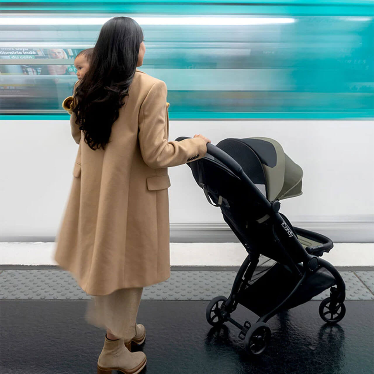 iCandy Pip Compact Stroller - Sage 9